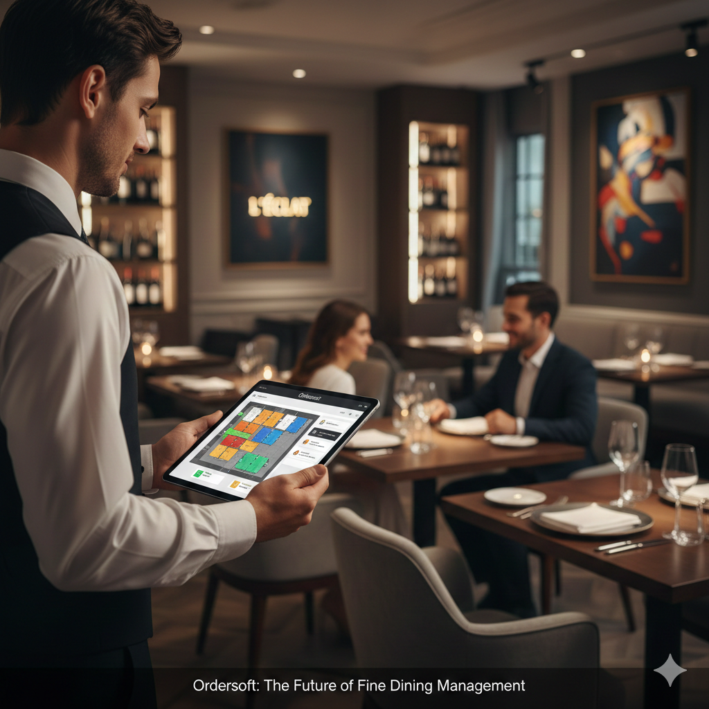 Πρόγραμμα παραγγελιοληψίας Ordersoft σε fine dining εστιατόριο